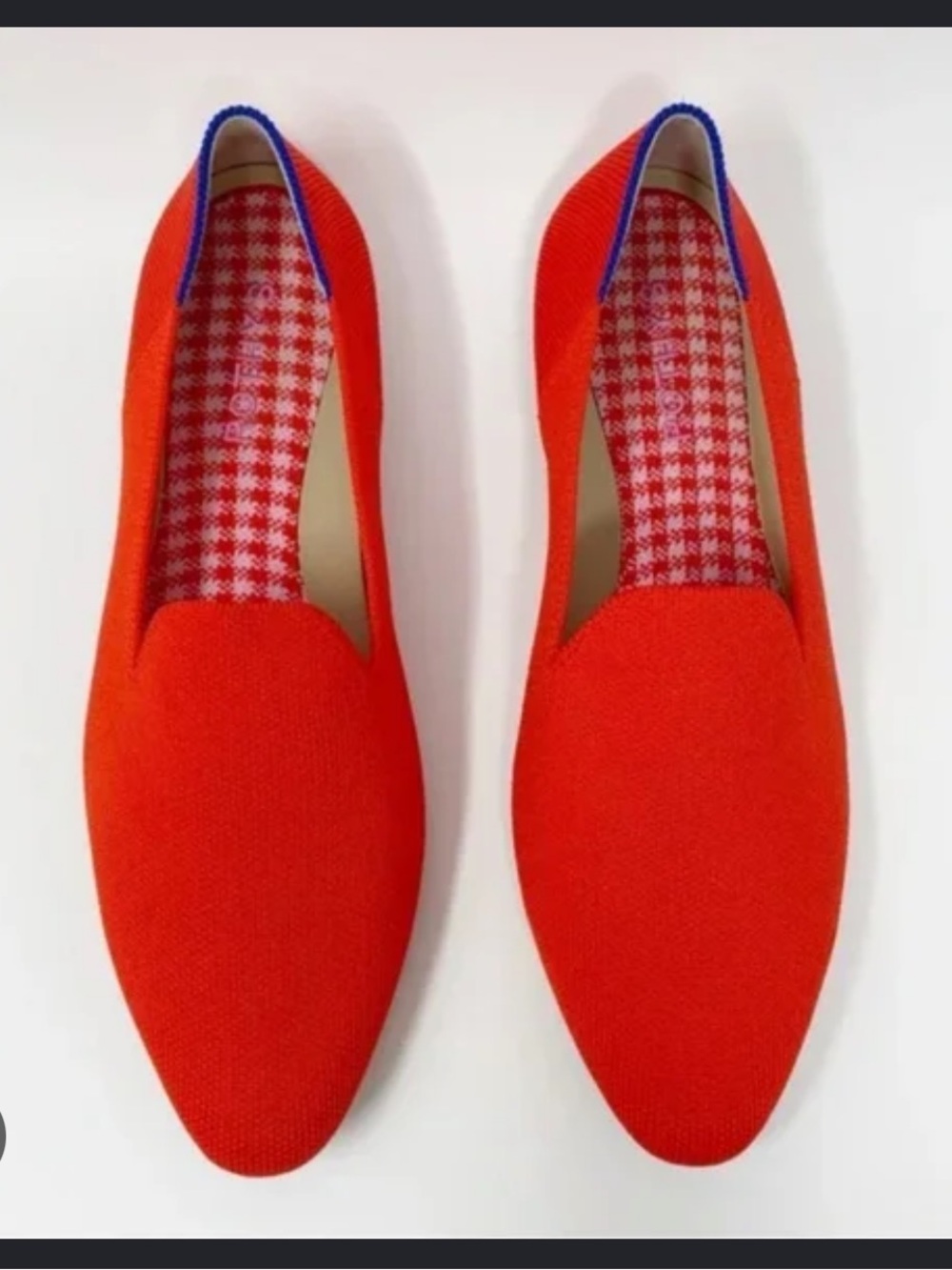 Rothy’s The Almond Loafer in Brighton Red, Size 7